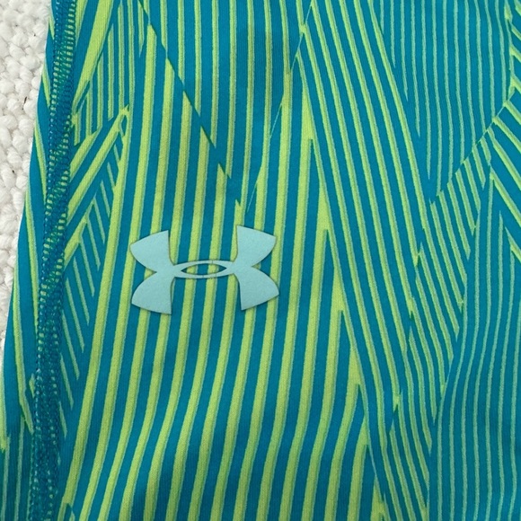 Under Armour Kids' Heatgear printed Capri Leggings Small - Picture 2 of 8